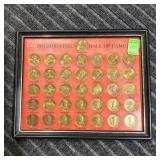 MC Hall of fame Presidential dollars Coin set
