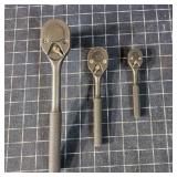 G2 4Pc 1/4-3/8-1/2 Drive Ratchets All proto Indust