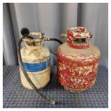 F3 2Pc Portable Air tanks 1 quick couple 1 w/Hose