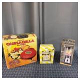 L4 3Pc personal blender Quesadilla maker Eggstract