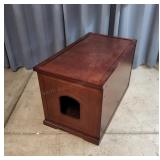 BYRON Wood decorative Cat litter box 21 D X 31 W X