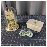 J2 3Pc Easter decor anniversary clock Plastic cont