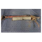 F2 Antique Garden Planter galvanized & wood