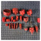 G2 22Pc Morse Hole saws 5/8-4 inch sizes