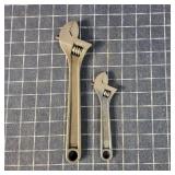 G2 2Pc Williams Adjustable wrenches 6-10 Inch