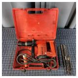 T3 6Pc Hilti TE22 Hammer drill W / concrete bits