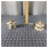 S2 2Pc Cast iron / metal Bank Vintage