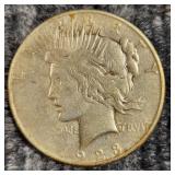 MC 1923 - S Peace Dollar