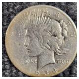 MC 1934 - D Peace Dollar