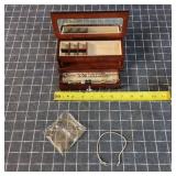 MC 21Pc Danbury Mint Jewelry box Charms and bracel