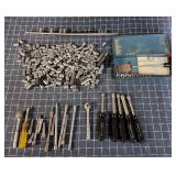 T2 50+Pc SAE/Metric 1/4 Sockets Ratchets Extension