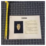 MC Arrow heads Indian artifacts Hardin Barb