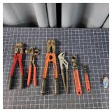 H2 7Pc speed wrenches bolt cutters Craftsman