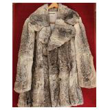 R1 Joel Eisenberg Silver Rabbit Fur Size 40