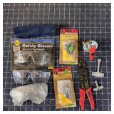 E3 10PC Safety glasses Impact screwdriver Wire cri