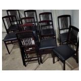 M3 10 Cushioned Folding Chairs Mahogany Low Use Ve
