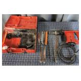 T3 15Pc HILTI TE22 Hammer drill 110 V W/ masonry b