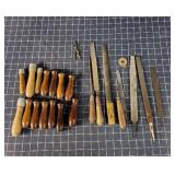 T2 24Pc oregon wood handles Files