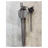 T4 2Pc Large pipe threader Pipe vise