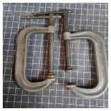 T2 2pc Hargrave c-clamps 6"