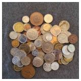LB Foreign coins Third lot of assorted foreign coi