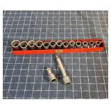 Q2 10mm-22mm 1/2 Drive sockets Industro super 2-5