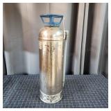 R2 chrome Fire Extinguisher Antique Soda gas