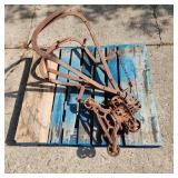 YD Cloverlrleaf Hay Trolley loose hay Antique
