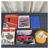 T4 6Pc Muscle cars Books Classics Vintage hat