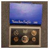 LB Proof set US coins 1968 Silver Half 1968 U.S. P