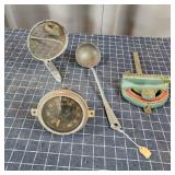 T6 4pc Vintage auto mirror, Speedometer, Shopmaste