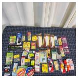 F3 30+Pc Hooks Fishing tackle Rubber bait Jig head
