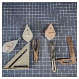 T2 7pc (2) Squares, (3) chalk lines, (1) Angle fin