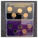 LB Proof sets Quarters 2003 Platinum / Gold 2003 Q