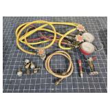 R2 10Pc R22 A/C gauges With accessories