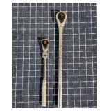 Q2 2Pc Cornwell 3-8-1/2 drive ratchets JRF-30 / US