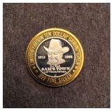 LB Casino token 10 Dollar Sam