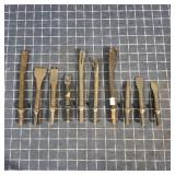 Q3 10Pc Air Hammer attachments Chisels