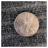 LB Silver eagle Round 1996 Silver 1996 American Si