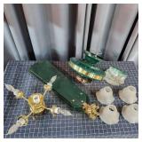 N5 Lasko Ceiling Fan 5 blade Forrest Green
