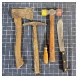 R2 5Pc Hammer Hatchet Pick hammer Scribe