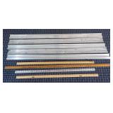 G3 9Pc measuring sticks Straight edges