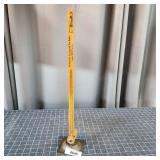 R2 Collins NYC Hem marker 20" tall wood / brass