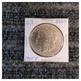 LB Morgan Dollar 1900 P Silver 1900-P Morgan silve