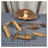 S3 Coopers tools: Croze, hoop driver, scorp,
