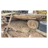 JT Byron Flat Rack Hay Wagon on Bradley gear 7