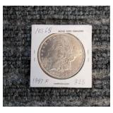 LB Morgan Dollar 1897 P Silver 1897-P Morgan silve