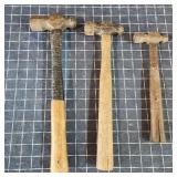 T2 3pc Ball peen Hammers