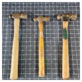 T2 3pc Ball peen Hammers