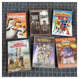 T6 6pc PG Movies Comedy, Western, Sports,